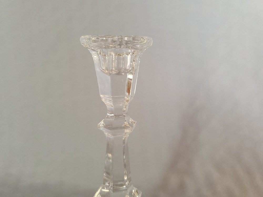 Hexagon Base Crystal Candleholder (LC31) by Lenox