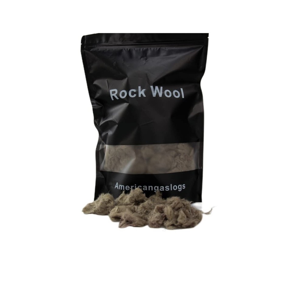 12 oz Fireplace Rock Wool for Gas Logs Bag