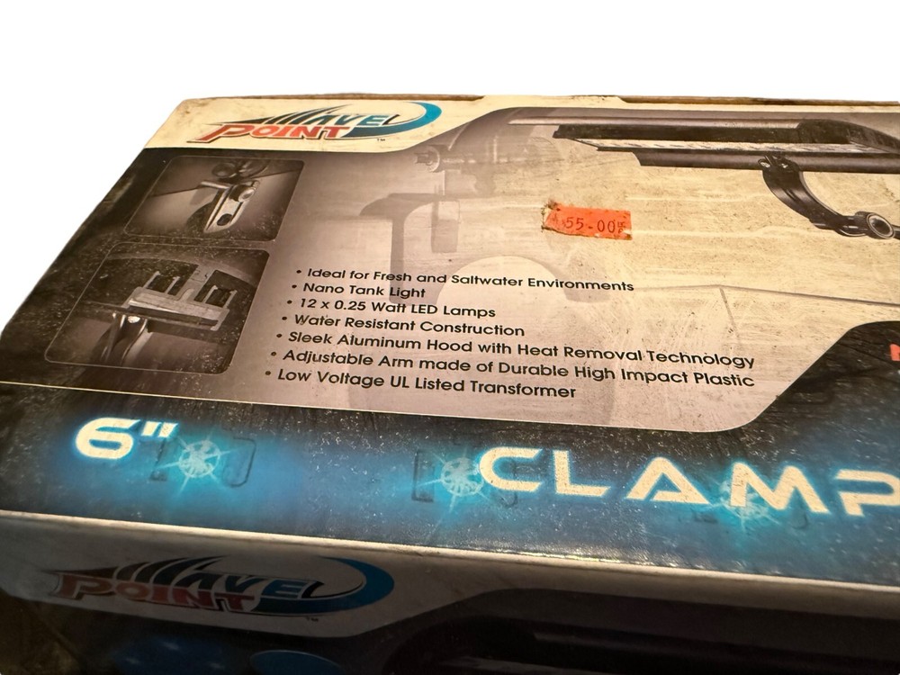 Wave-point 6" Micro Sun LED Clamp Light