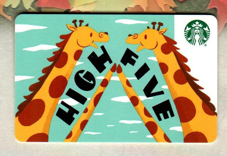 STARBUCKS High Five 2018 Gift Card ( $0 )