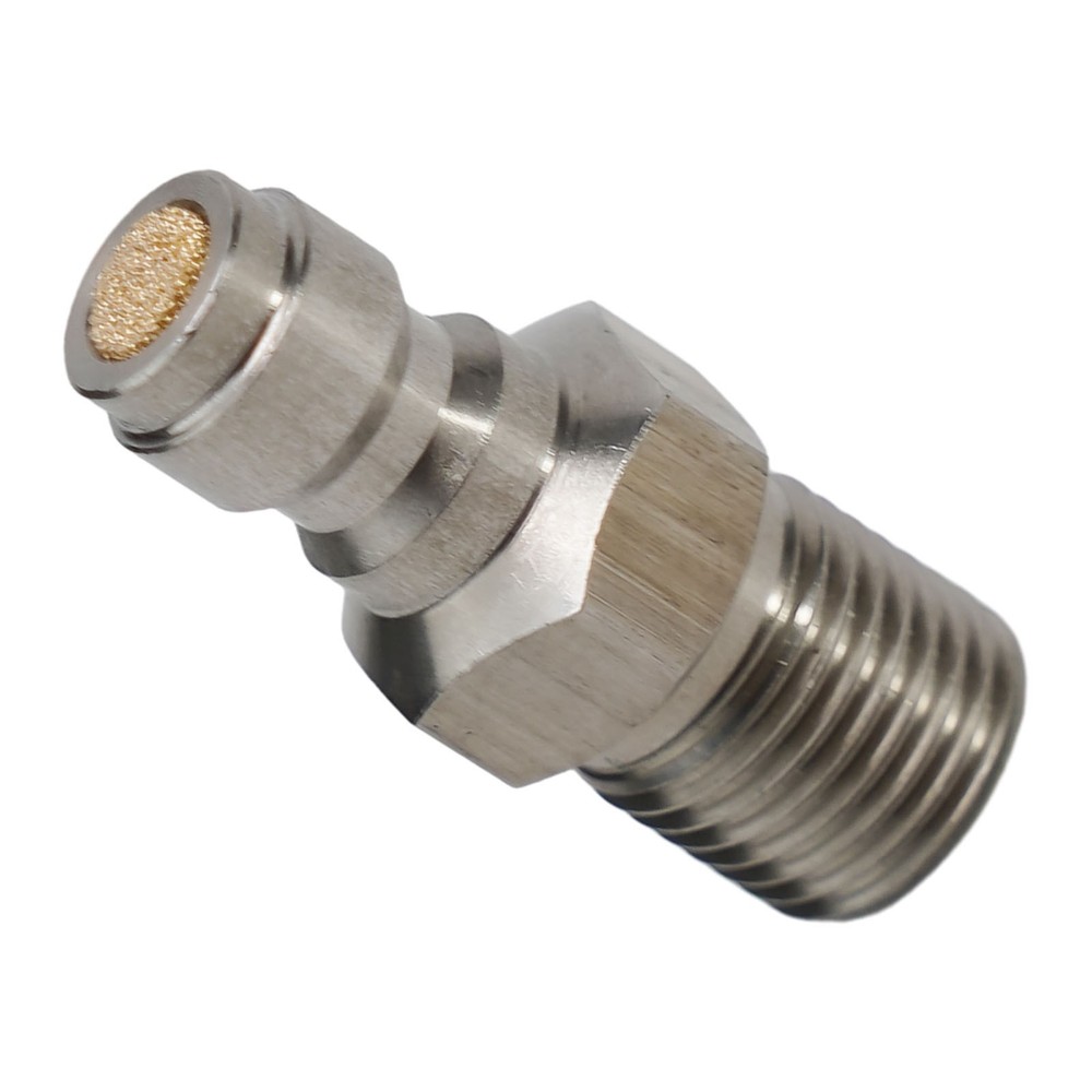 Efficient M10*1.0 Threaded PCPFittings 8MM Male Quick Disconnect Adapter