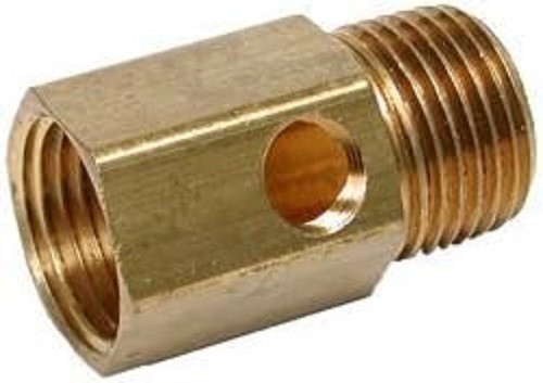 DIAL EASY ADAPTER 1/2" x 1/8" x 1/2" Attach to 1/2" Metal, Brass or PVC Pipe