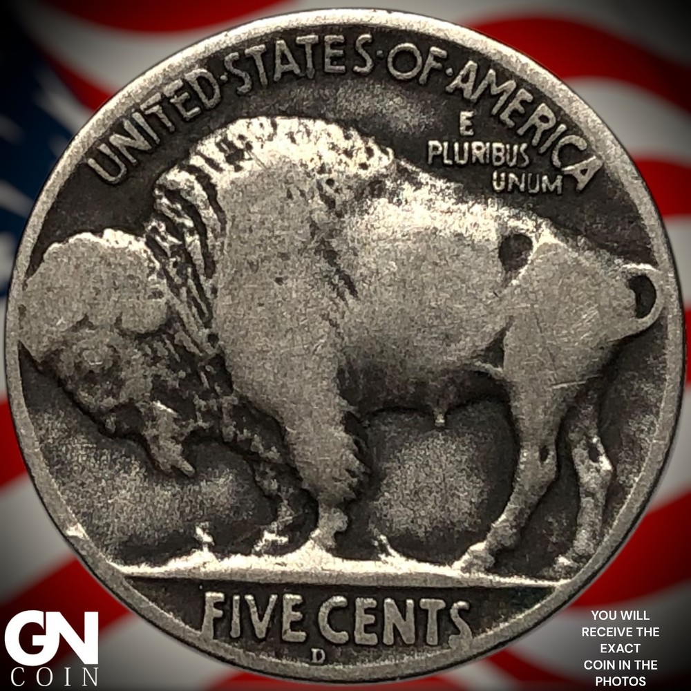 1918 D Buffalo Nickel Z4328