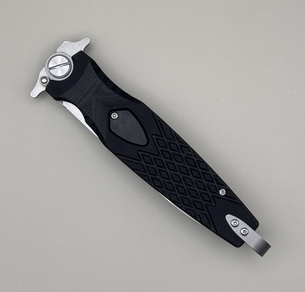 Folding Knife 4.5in D2 Blade G10 Handle Survival EDC