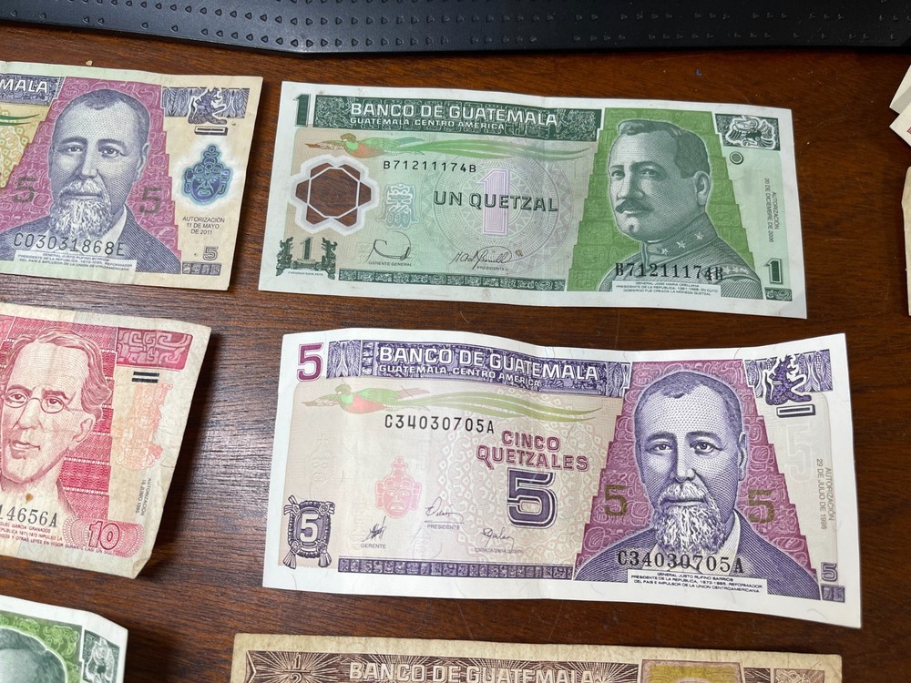 Guatemala 6 Banknotes Lot