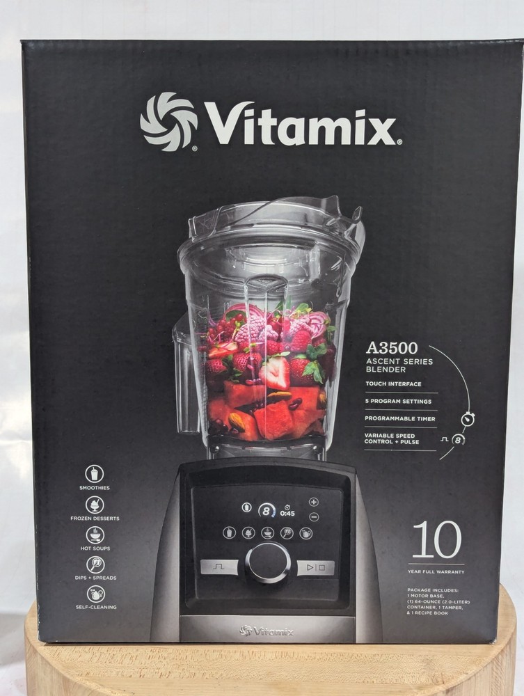 Vitamix A3500 Ascent Series Smart Blender with Container White CIB Complete Box