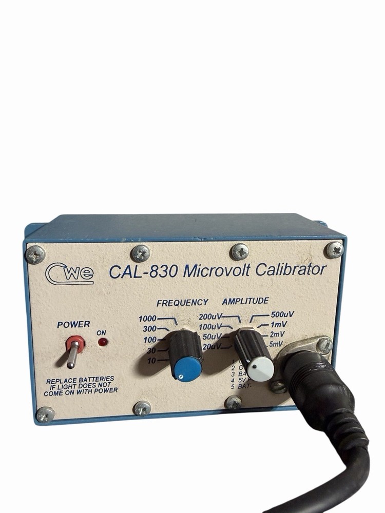 CWE CAL-830 Microvolt Calibrator Frequency Amplitude Unit