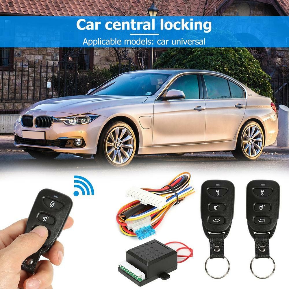 Universal Car Remote Central Lock Locking Control Door Keyless Entry System Kit