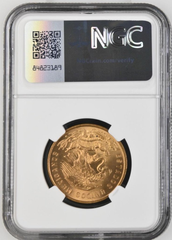 Mexico 20 Centavos 1960 Mo NGC MS 65 RD
