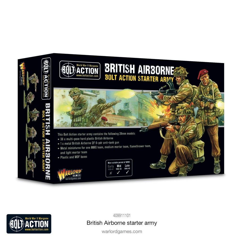 British Airborne Starter Army Bolt Action Warlord