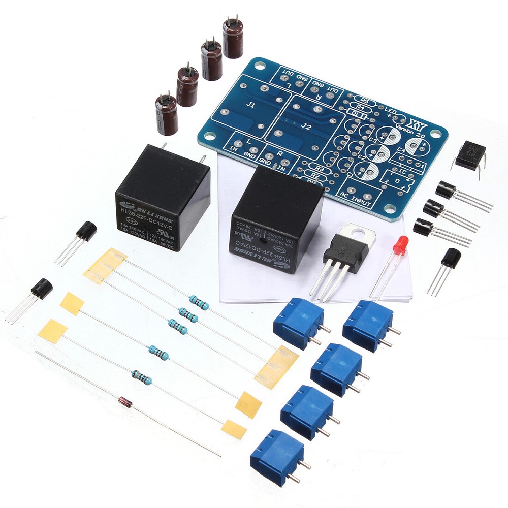 Speaker Protection Board Component Audio Amplifier DIY Boot Delay DC Protect Kit