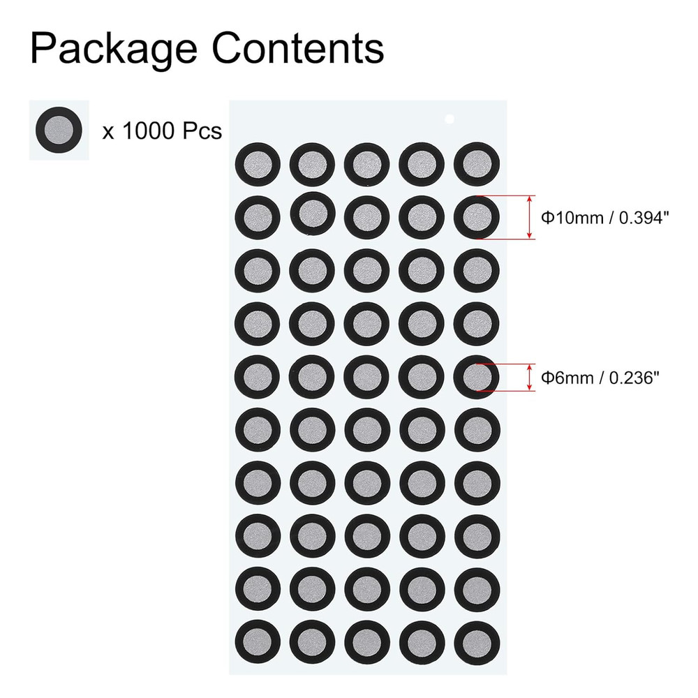 Uxcell 1000Pcs 3D Scanner Markers 6Mm for 3D Scanner, 3D Tracking Dots Reference