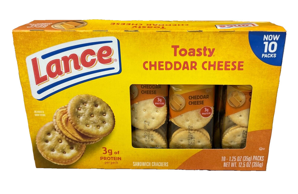 Lance Toasty Cheddar Cheese Sandwich Crackers 12.5 oz