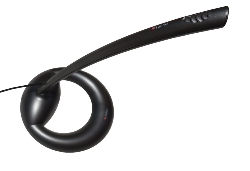 Labtec Gray Computer Microphone WORKS USED