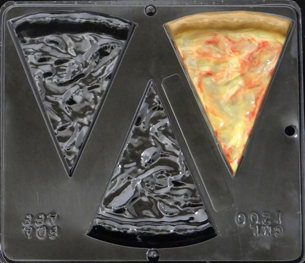 Plain Pizza Chocolate Candy Mold  1200 NEW