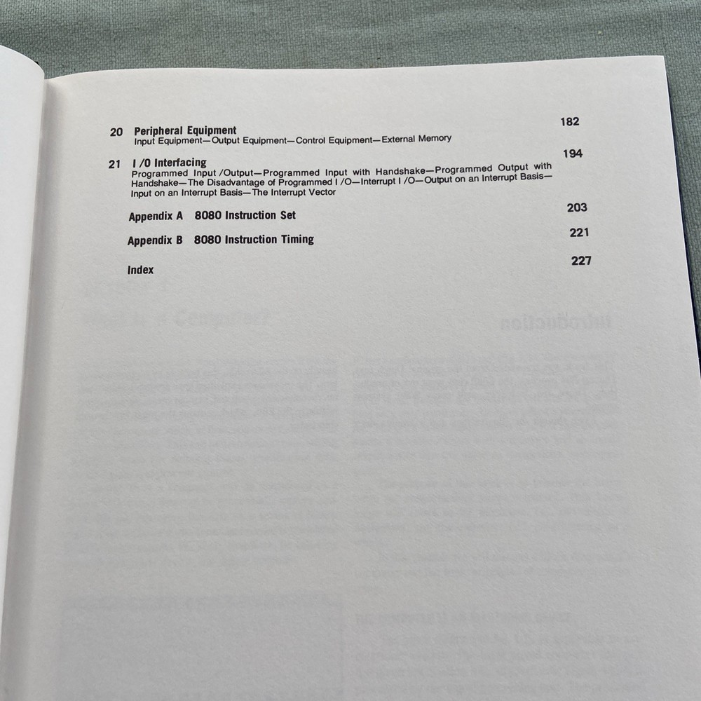 Microcomputers AJ Dirksen Tab Vintage Computer Book 1st Printing Intel HC 1982