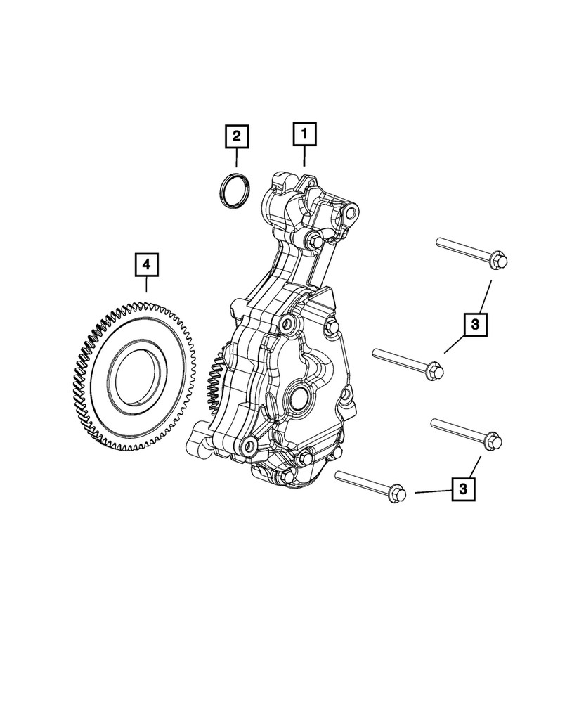 Genuine Mopar Hex Flange Head Bolt 68147412AA