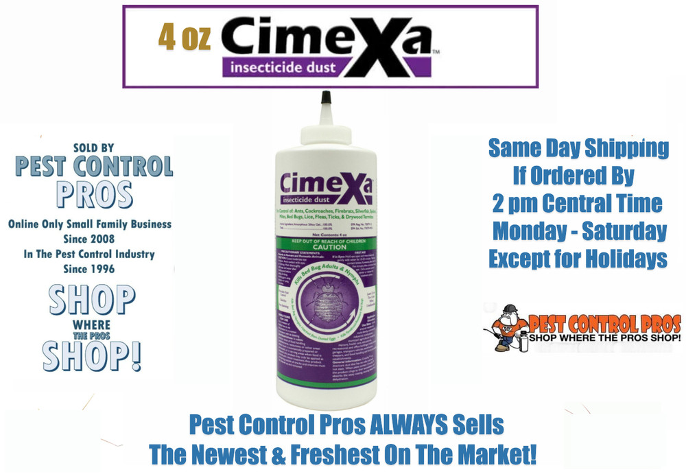 4 oz Cimexa Dust Pest Insect Control INSECTICIDE Bedbugs Bees Fleas Silverfish