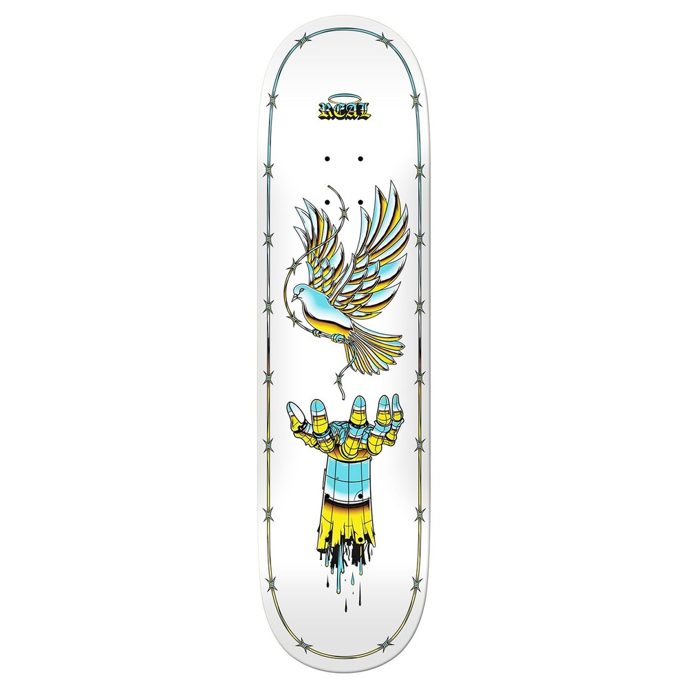 Real Skateboard Complete Team Syntheric Peace 8.25" x 32"