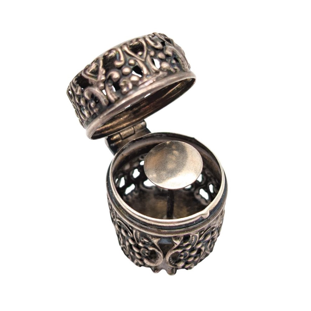 Antique Victorian Thimble Case Chatelaine Pendant