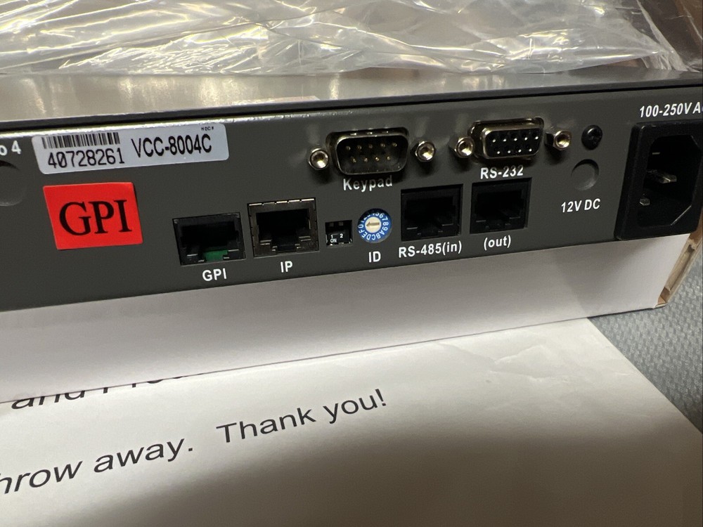 Avitech Avitech VCC-8004C New Open Box