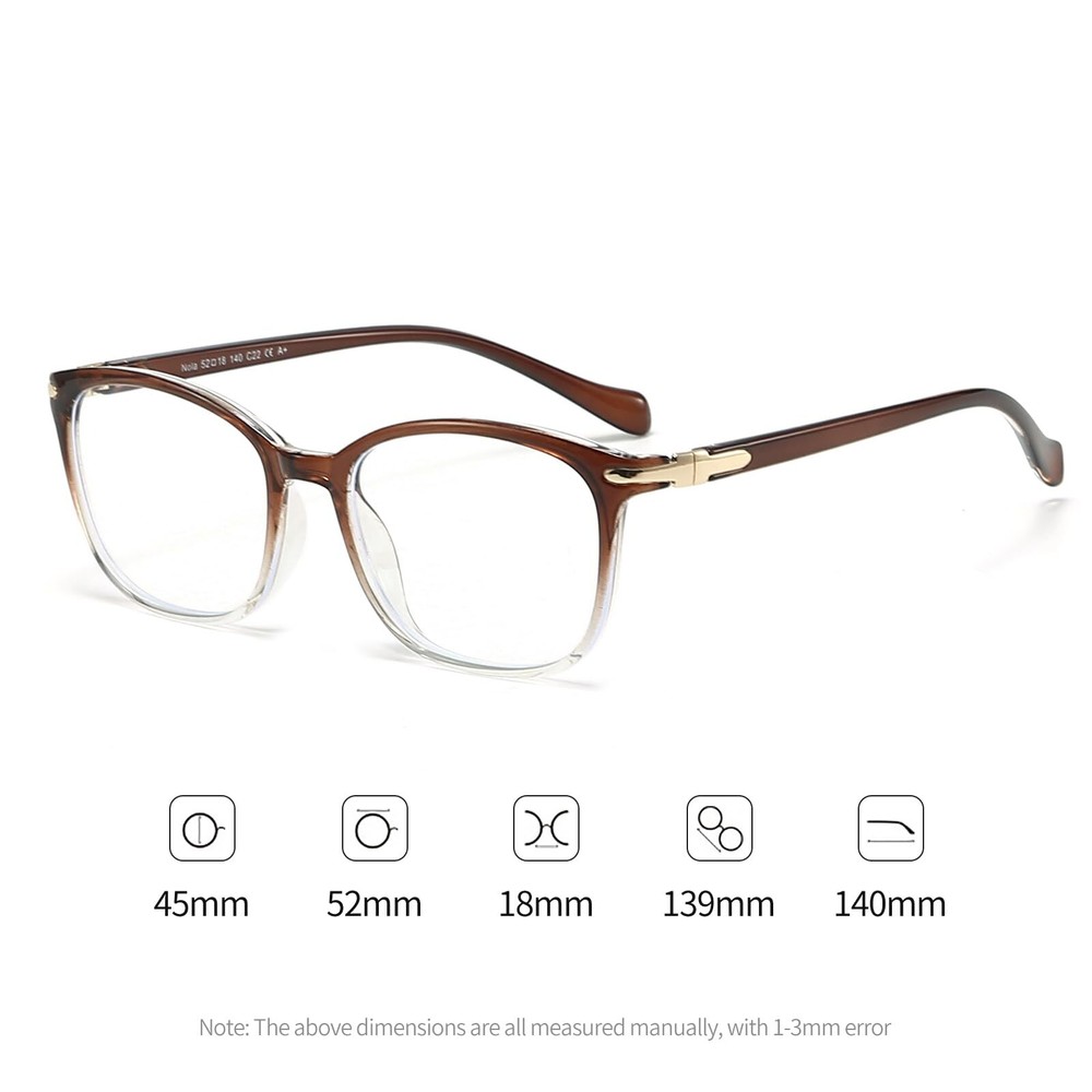 2 Pack Blue Light Blocking Glasses For Women/Men Computer Glasses Blue Light ...