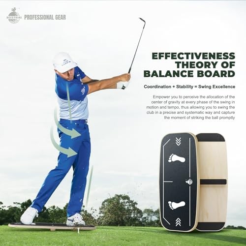 Golf Pressure Plate, Gravity Transfer Board Training Aid to Weight Shift Large