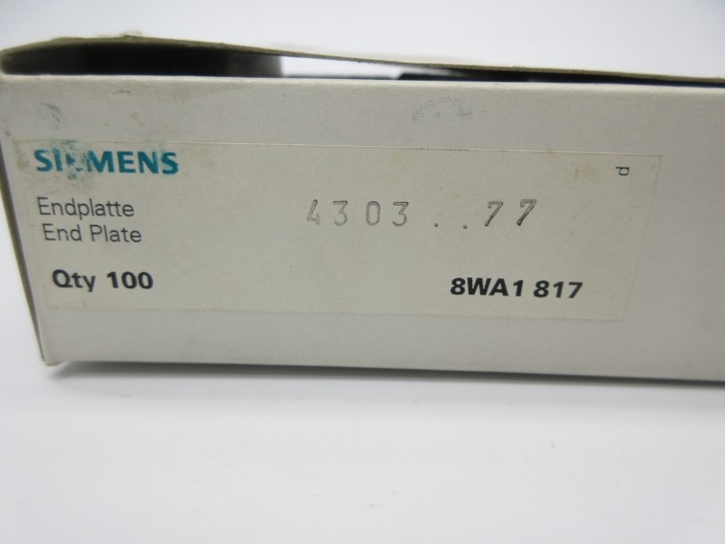 SIEMENS 8WA1817 (PKG OF 100) NSMP