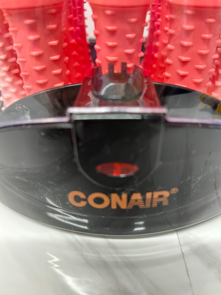Conair Compact Multi-Size 20 Hot Rollers Coral NEW with Clips