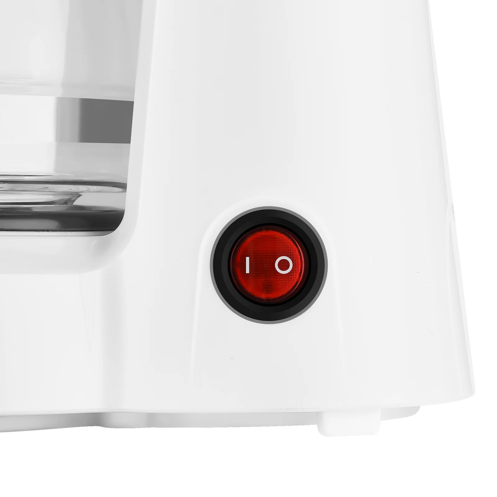 White 5-Cup Coffee Maker