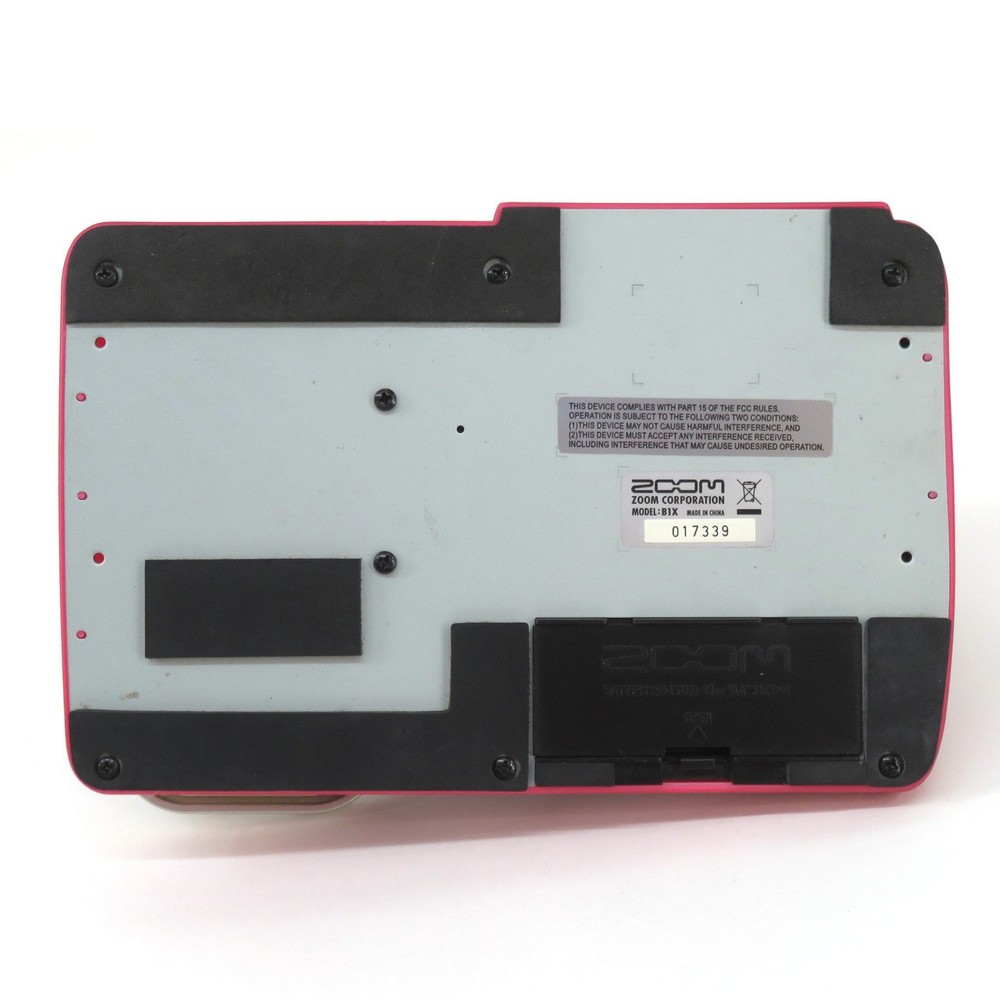 ZOOM B1X BASS EFFECTS PEDAL