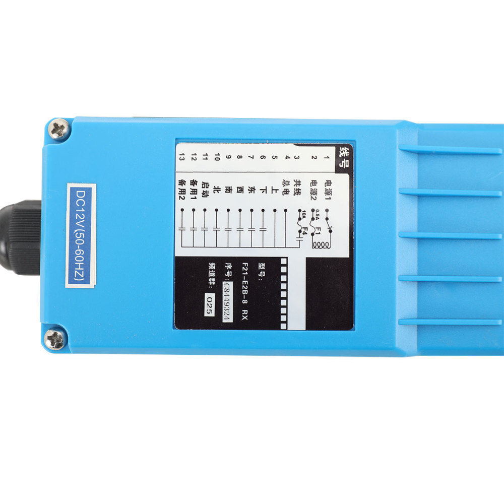 Wireless Crane Remote Control with 12 Function Buttons Transmitter+Receiver NEW