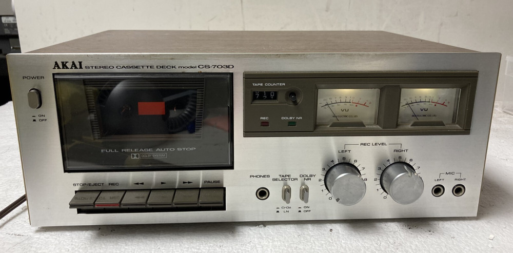 KAI CS-703D 2 HEAD STEREO CASSETTE DECK