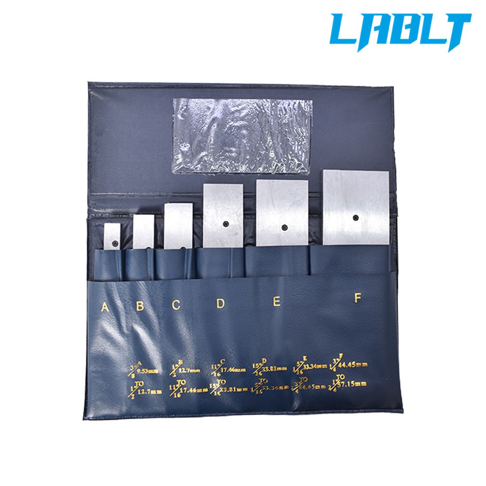 LABLT 6Pcs High Precision Adjustable Parallel 3/8"- 2-1/4" Set For inspection