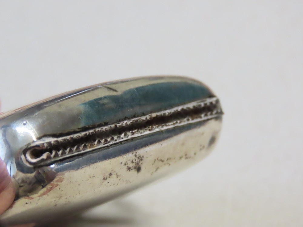 Large silver vesta case, Thomas Bishton, 1920