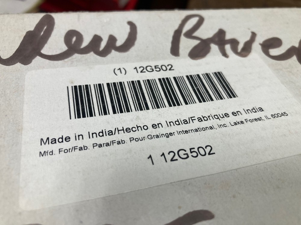 Grainger 12G502, Digital Panel DC Voltmeter, 0-20 VDC Input Range, Red LED