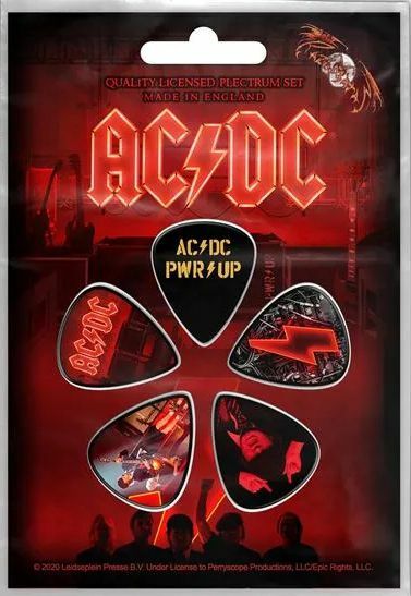 AC/DC Guitar Picks (Set of 5)