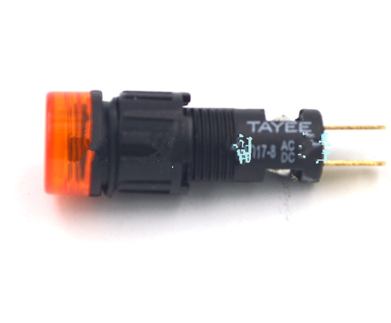 2pc New AD17-8 DC24V yellow LED indicator