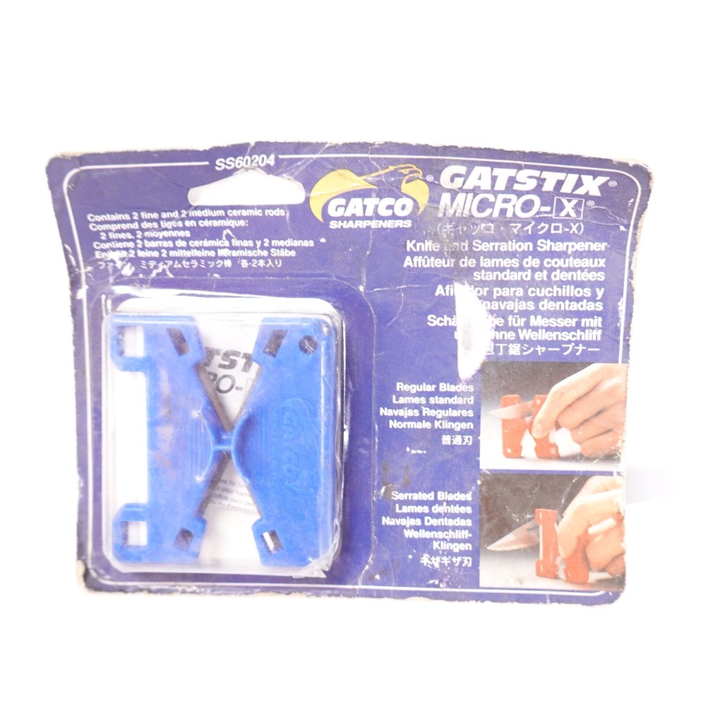 Gatco Sharpener Gatsix Micro Knife and Serration Sharpener New Blue