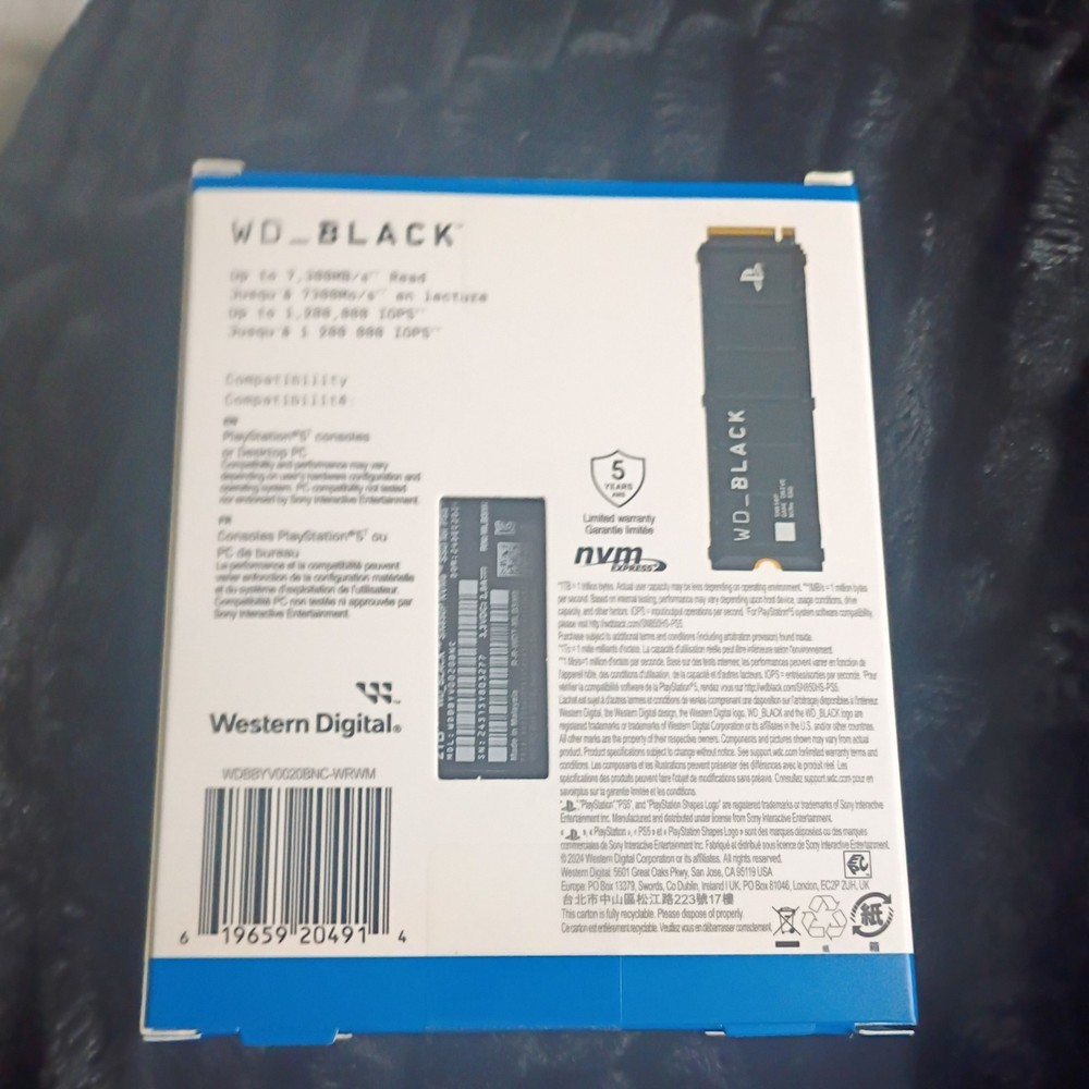 wd black playstation 5 2tb