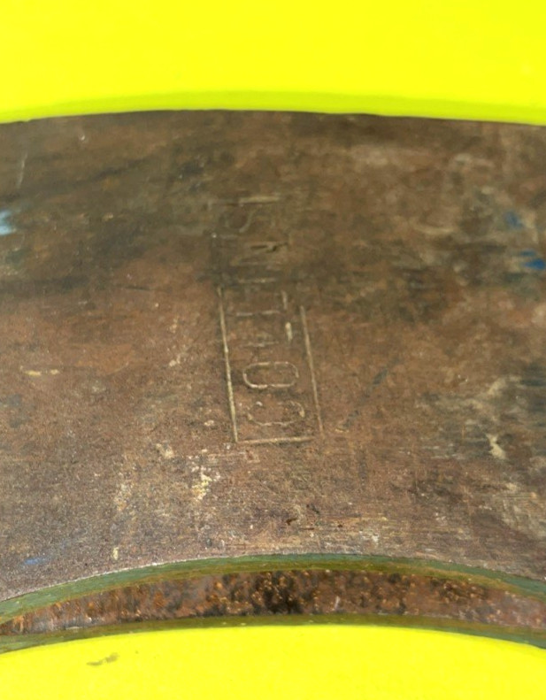 VINTAGE AX COLLINS COMMANDER DOUBLE SIDED BIT PHANTOM BEVELS AX HEAD