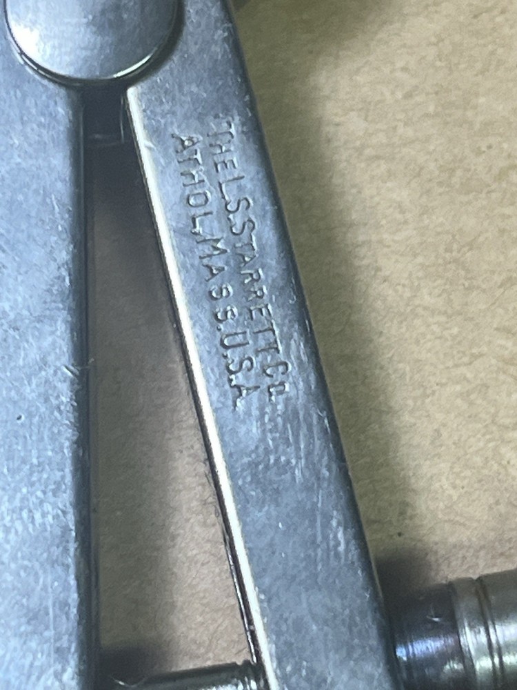 Vintage Starrett Fay Pattern Outside Caliper