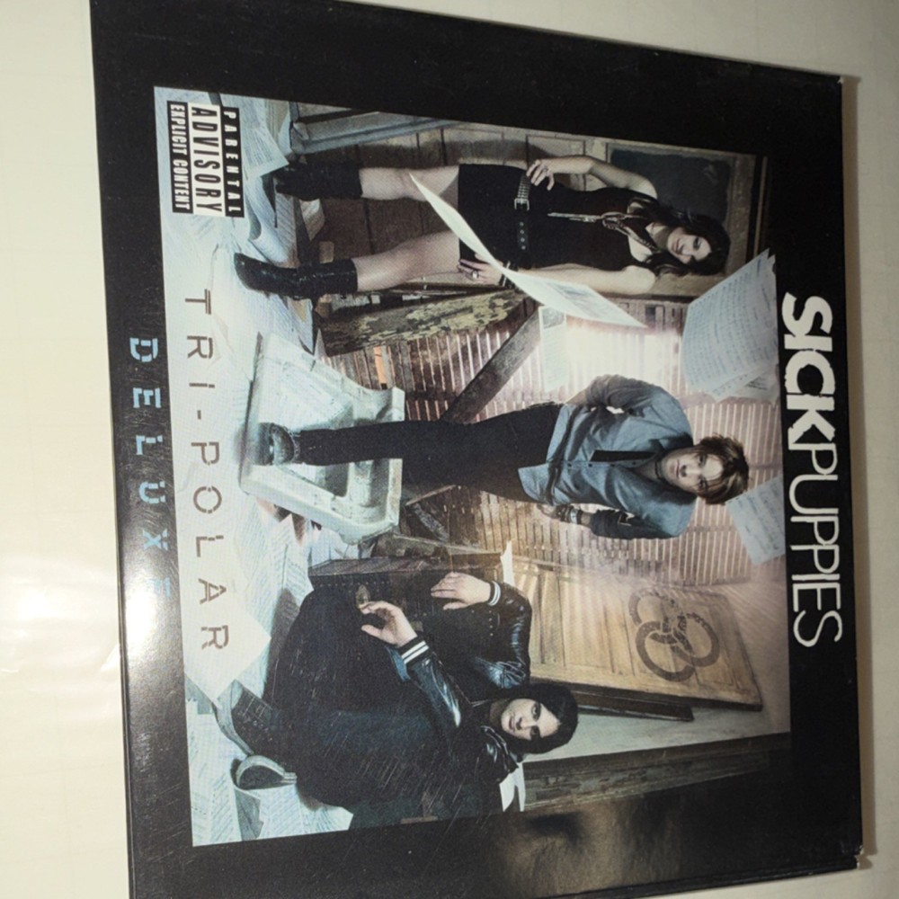 Sick Puppies Tri-Polar Deluxe Autographed 2-Disc CD Set with Booklet