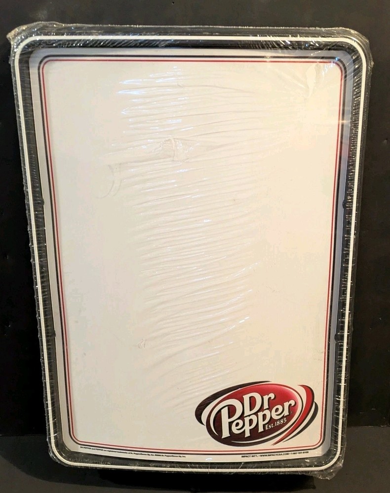 Dr. Pepper White Board NOS 2006 Impact International Menu Board