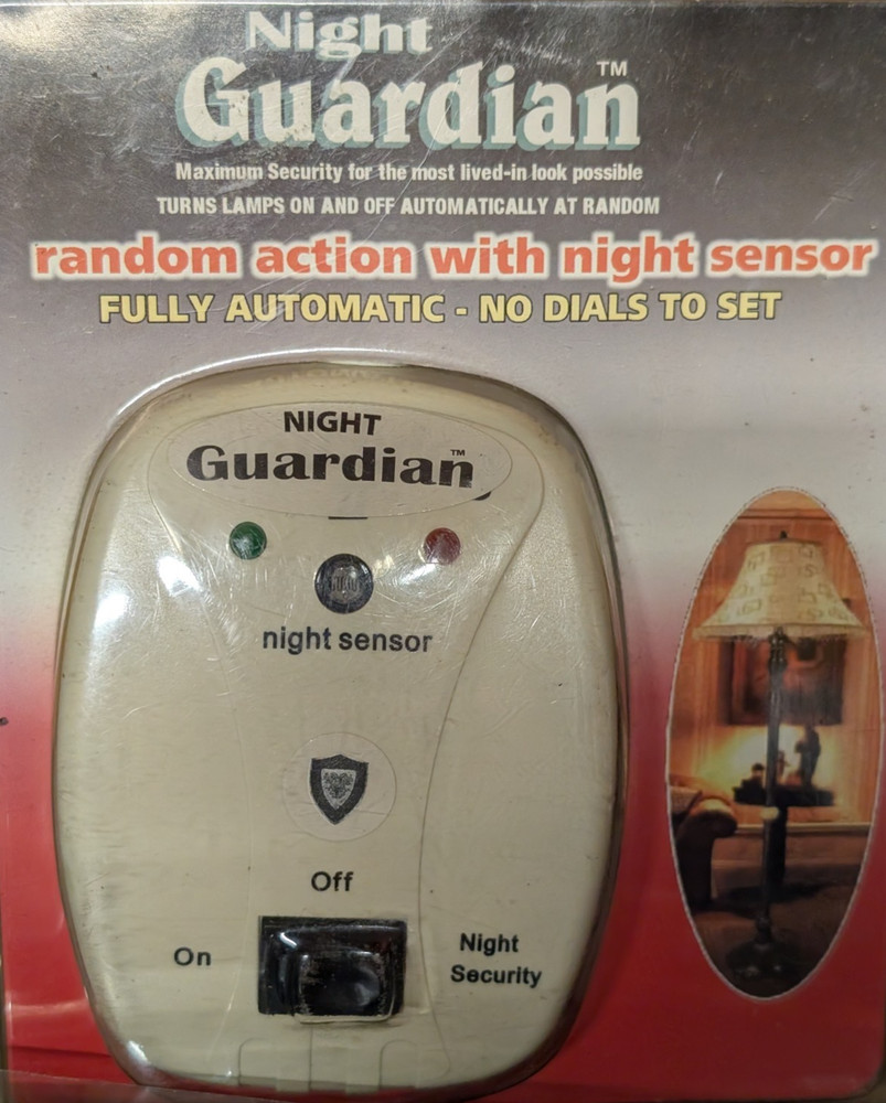 2~ Night Guardian Fully Automatic Night Sensor Night Security Turn Lamps On/Off