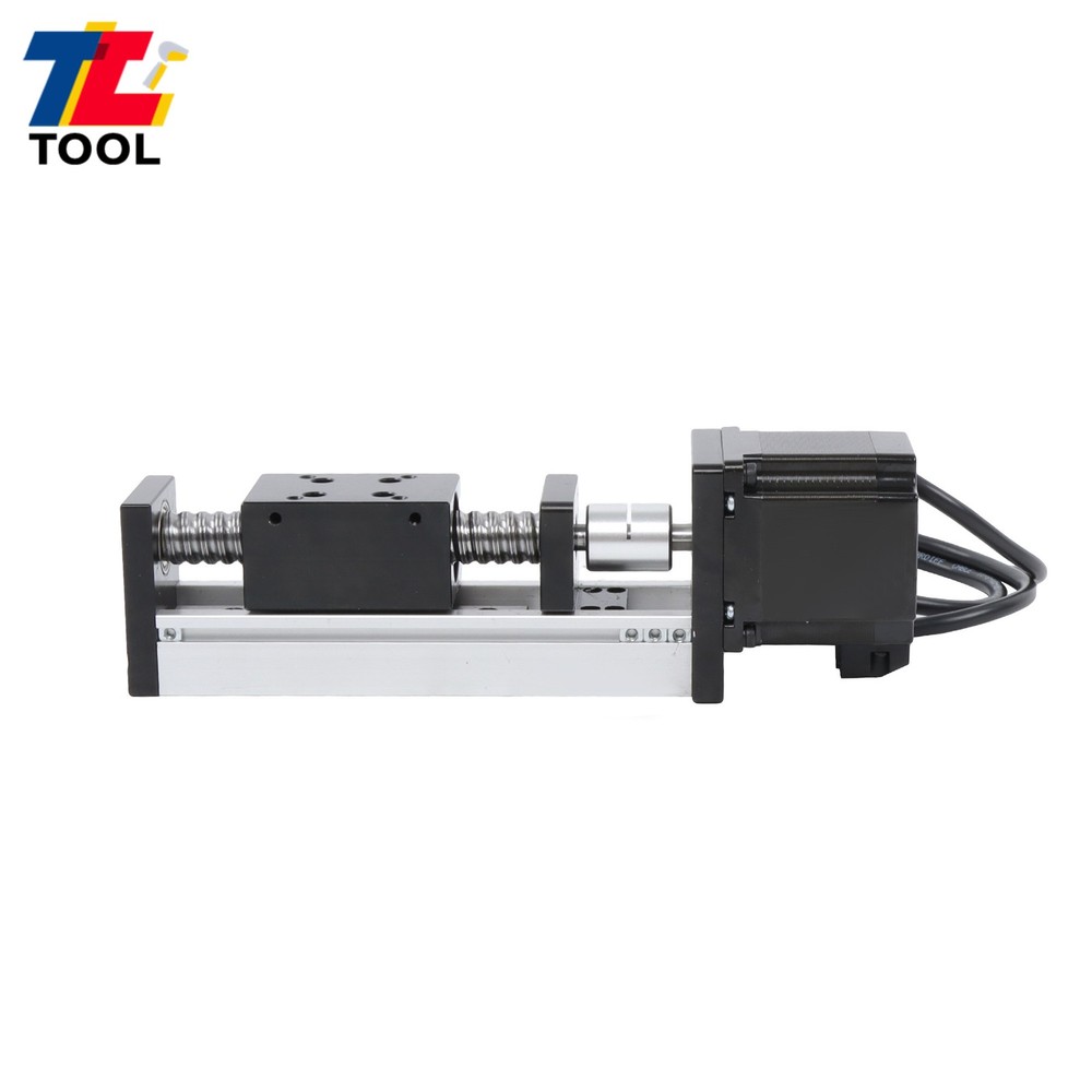 50MM MINI LINEAR RAIL STAGE ACTUATOR SCREW MOTION WITH NEMA23 STEPPER