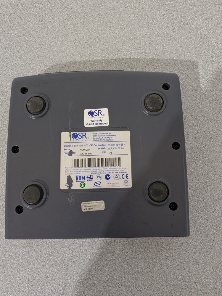 QSR xCeed Kitchen Controller DE-4100 No Power Adapter