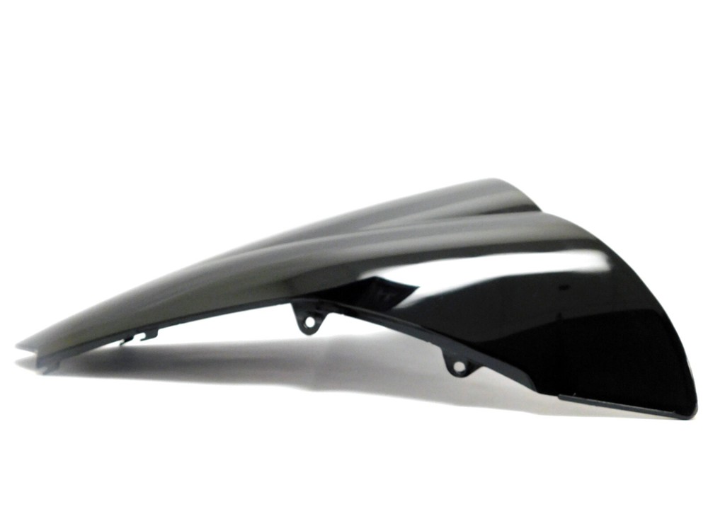 Black Double Bubble Windscreen Windshield for 2002-2013 Honda VFR800 Interceptor