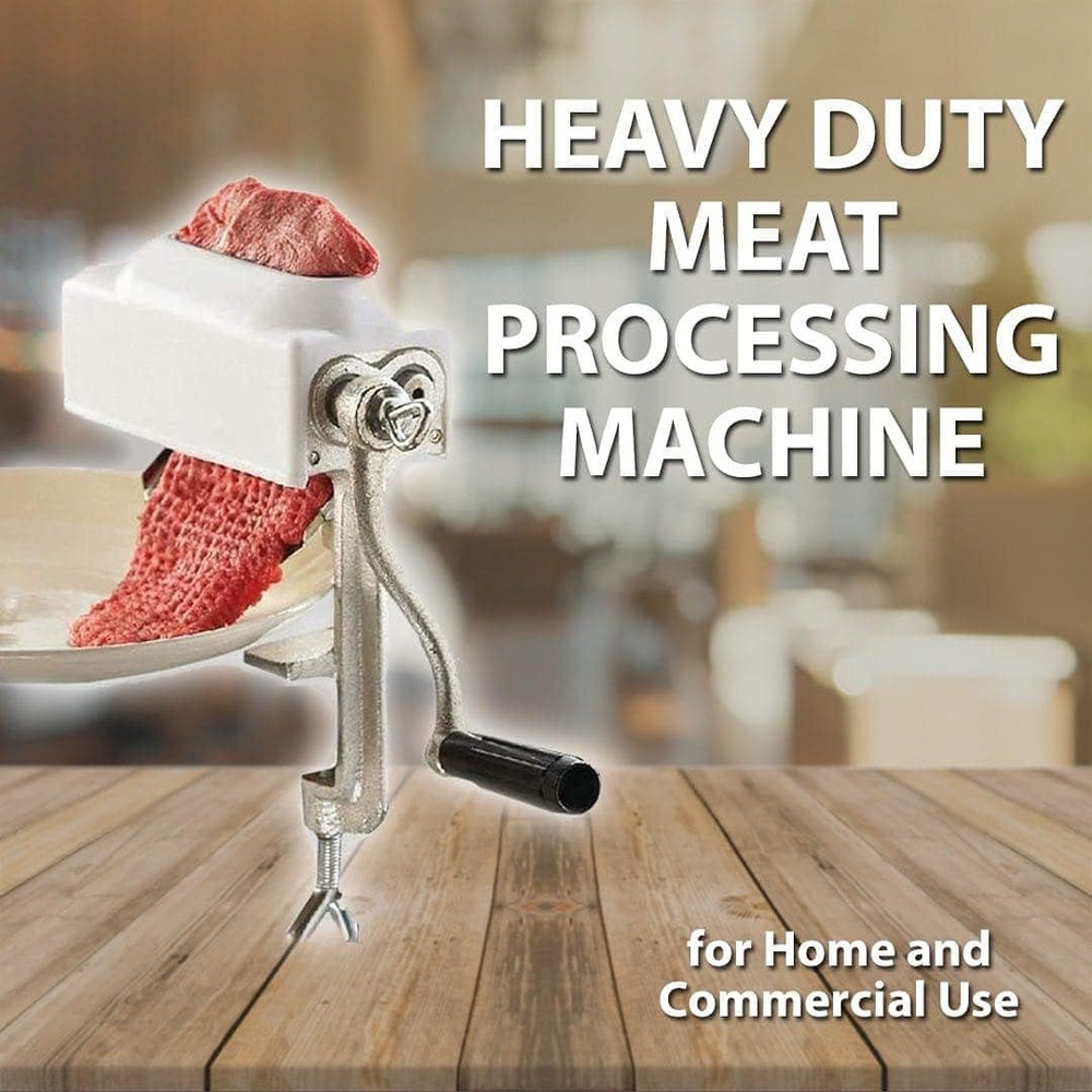 Heavy Duty Meat Tenderizer Cuber - Steak Flatten Tool, Commercial Grinder Attach