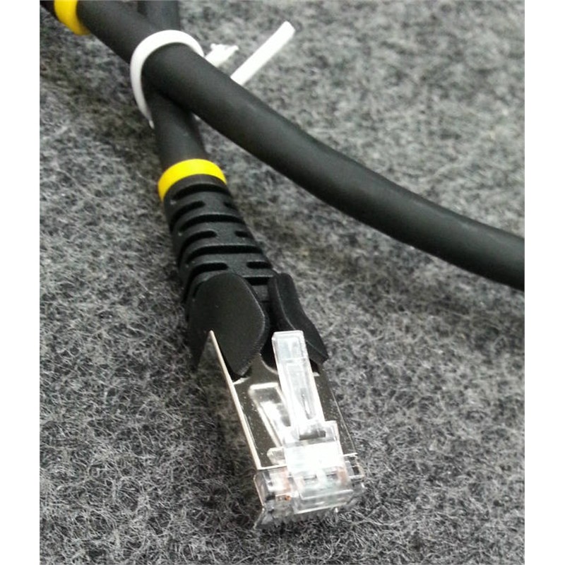 StarTech NLBK-2F-CAT6A-PATCH CAT6A S/FTP Network Ethernet Cable 2ft Lot Of 10
